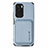 Ultra-thin Silicone Gel Soft Case Cover with Magnetic S03D for Xiaomi Mi 11i 5G Blue