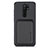 Ultra-thin Silicone Gel Soft Case Cover with Magnetic S03D for Xiaomi Poco M2 Black