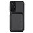 Ultra-thin Silicone Gel Soft Case Cover with Magnetic S03D for Xiaomi Poco M4 Pro 5G Black