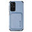 Ultra-thin Silicone Gel Soft Case Cover with Magnetic S03D for Xiaomi Poco M4 Pro 5G Blue