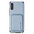 Ultra-thin Silicone Gel Soft Case Cover with Magnetic S03D for Xiaomi Redmi 9A