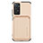 Ultra-thin Silicone Gel Soft Case Cover with Magnetic S03D for Xiaomi Redmi Note 11 Pro 4G Gold