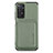Ultra-thin Silicone Gel Soft Case Cover with Magnetic S03D for Xiaomi Redmi Note 11 Pro 4G Green