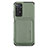 Ultra-thin Silicone Gel Soft Case Cover with Magnetic S03D for Xiaomi Redmi Note 11 Pro 5G Green