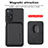 Ultra-thin Silicone Gel Soft Case Cover with Magnetic S03D for Xiaomi Redmi Note 12 Pro 4G