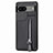 Ultra-thin Silicone Gel Soft Case Cover with Magnetic S04D for Google Pixel 7a 5G Black