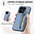 Ultra-thin Silicone Gel Soft Case Cover with Magnetic S04D for Huawei Honor X8a 4G