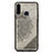 Ultra-thin Silicone Gel Soft Case Cover with Magnetic S04D for Samsung Galaxy A20s Gray