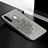 Ultra-thin Silicone Gel Soft Case Cover with Magnetic S04D for Samsung Galaxy A21 European Gray