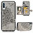 Ultra-thin Silicone Gel Soft Case Cover with Magnetic S04D for Samsung Galaxy A50