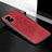 Ultra-thin Silicone Gel Soft Case Cover with Magnetic S04D for Samsung Galaxy A71 4G A715 Red