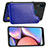Ultra-thin Silicone Gel Soft Case Cover with Magnetic S04D for Samsung Galaxy M01s Blue