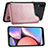 Ultra-thin Silicone Gel Soft Case Cover with Magnetic S04D for Samsung Galaxy M01s Rose Gold