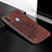 Ultra-thin Silicone Gel Soft Case Cover with Magnetic S04D for Samsung Galaxy M11 Brown