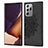 Ultra-thin Silicone Gel Soft Case Cover with Magnetic S04D for Samsung Galaxy Note 20 Ultra 5G Black