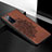 Ultra-thin Silicone Gel Soft Case Cover with Magnetic S04D for Samsung Galaxy S20 FE 4G Brown
