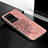 Ultra-thin Silicone Gel Soft Case Cover with Magnetic S04D for Samsung Galaxy S20 Ultra 5G Rose Gold