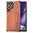 Ultra-thin Silicone Gel Soft Case Cover with Magnetic S04D for Samsung Galaxy S22 Ultra 5G