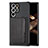 Ultra-thin Silicone Gel Soft Case Cover with Magnetic S04D for Samsung Galaxy S24 Ultra 5G