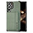 Ultra-thin Silicone Gel Soft Case Cover with Magnetic S04D for Samsung Galaxy S24 Ultra 5G