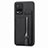 Ultra-thin Silicone Gel Soft Case Cover with Magnetic S04D for Vivo Y21 Black