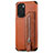 Ultra-thin Silicone Gel Soft Case Cover with Magnetic S04D for Xiaomi Mi 11i 5G Brown