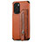 Ultra-thin Silicone Gel Soft Case Cover with Magnetic S04D for Xiaomi Mi 11X 5G Brown