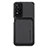 Ultra-thin Silicone Gel Soft Case Cover with Magnetic S04D for Xiaomi Poco X4 NFC Black