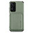 Ultra-thin Silicone Gel Soft Case Cover with Magnetic S04D for Xiaomi Poco X4 NFC Green