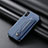 Ultra-thin Silicone Gel Soft Case Cover with Magnetic S04D for Xiaomi Redmi 9A Blue
