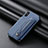 Ultra-thin Silicone Gel Soft Case Cover with Magnetic S04D for Xiaomi Redmi 9AT Blue