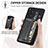 Ultra-thin Silicone Gel Soft Case Cover with Magnetic S04D for Xiaomi Redmi Note 11 4G (2022)