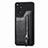 Ultra-thin Silicone Gel Soft Case Cover with Magnetic S04D for Xiaomi Redmi Note 11S 4G Black