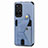 Ultra-thin Silicone Gel Soft Case Cover with Magnetic S04D for Xiaomi Redmi Note 11T 5G Blue