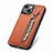 Ultra-thin Silicone Gel Soft Case Cover with Magnetic S05D for Apple iPhone 13