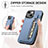 Ultra-thin Silicone Gel Soft Case Cover with Magnetic S05D for Apple iPhone 15