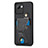 Ultra-thin Silicone Gel Soft Case Cover with Magnetic S05D for Realme Narzo 50i Prime Black