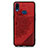 Ultra-thin Silicone Gel Soft Case Cover with Magnetic S05D for Samsung Galaxy A10s Red