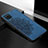 Ultra-thin Silicone Gel Soft Case Cover with Magnetic S05D for Samsung Galaxy A12 Blue