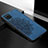 Ultra-thin Silicone Gel Soft Case Cover with Magnetic S05D for Samsung Galaxy A12 Nacho Blue