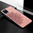 Ultra-thin Silicone Gel Soft Case Cover with Magnetic S05D for Samsung Galaxy A12 Nacho Rose Gold