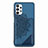 Ultra-thin Silicone Gel Soft Case Cover with Magnetic S05D for Samsung Galaxy A32 4G Blue
