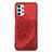 Ultra-thin Silicone Gel Soft Case Cover with Magnetic S05D for Samsung Galaxy A32 4G Red