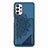 Ultra-thin Silicone Gel Soft Case Cover with Magnetic S05D for Samsung Galaxy A32 5G Blue