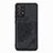 Ultra-thin Silicone Gel Soft Case Cover with Magnetic S05D for Samsung Galaxy A52 4G Black