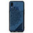 Ultra-thin Silicone Gel Soft Case Cover with Magnetic S05D for Samsung Galaxy M01s Blue