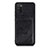 Ultra-thin Silicone Gel Soft Case Cover with Magnetic S05D for Samsung Galaxy M02s Black