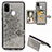 Ultra-thin Silicone Gel Soft Case Cover with Magnetic S05D for Samsung Galaxy M30s Gray