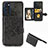 Ultra-thin Silicone Gel Soft Case Cover with Magnetic S05D for Samsung Galaxy S20 Black
