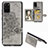 Ultra-thin Silicone Gel Soft Case Cover with Magnetic S05D for Samsung Galaxy S20 Plus Gray